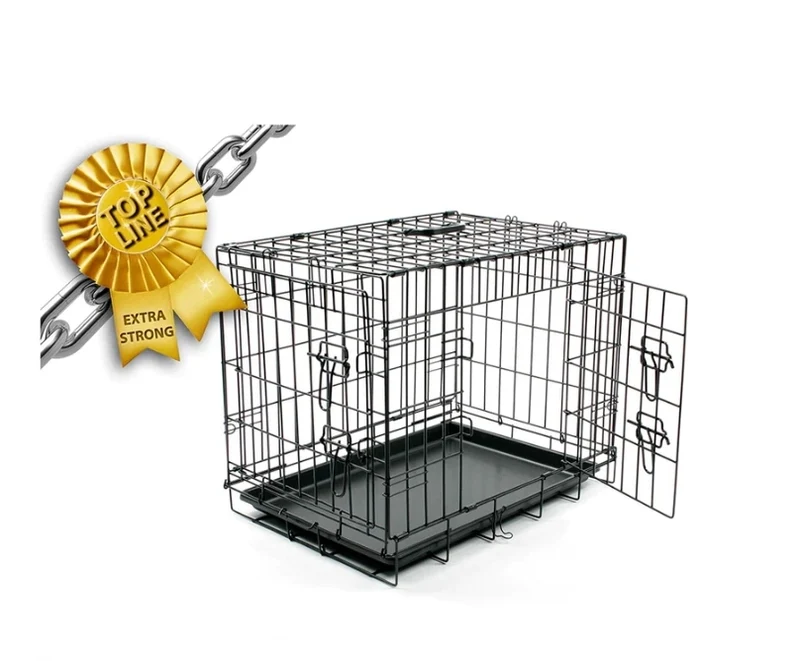 Duvo+ Cage fil noir L 92x57x64 cm
