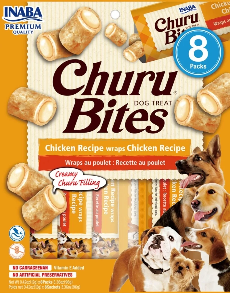 Churu Bites Dog Treat Poulet 8 paquets