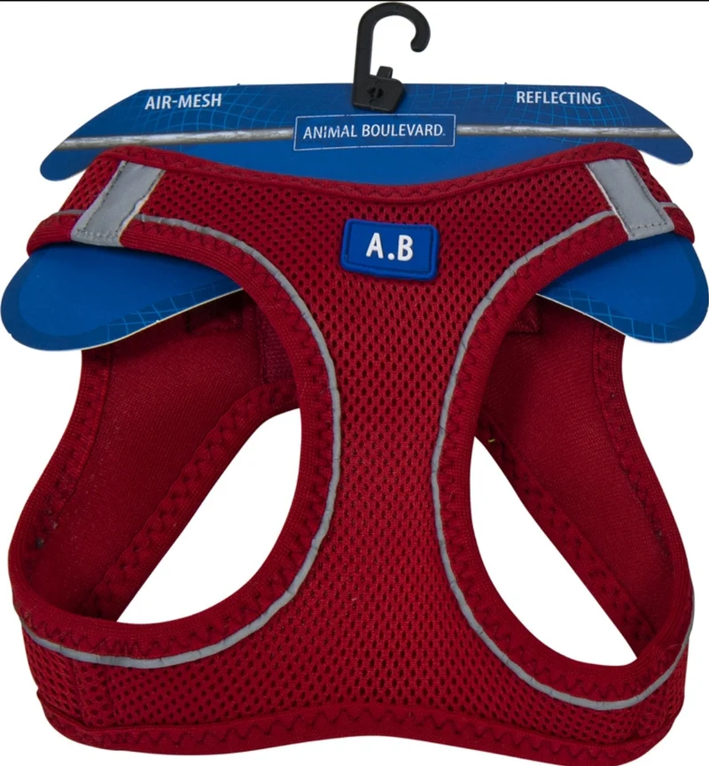 Animal Boulevard Air-Mesh Comfort Harnais Rouge 9 kg