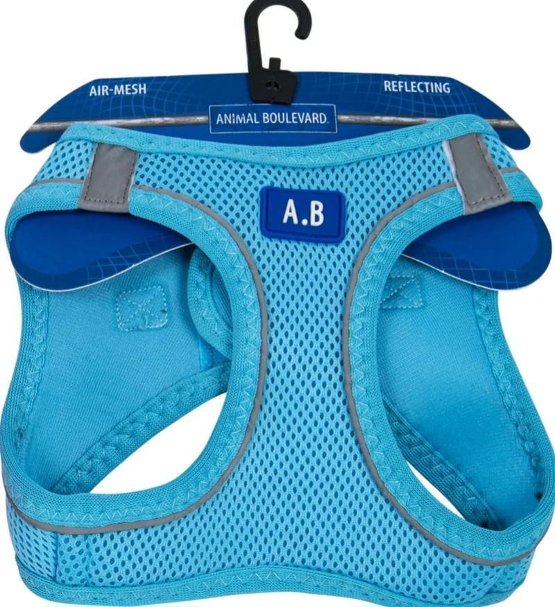 Animal Boulevard Air-Mesh Comfort Harnais Bleu 3 kg