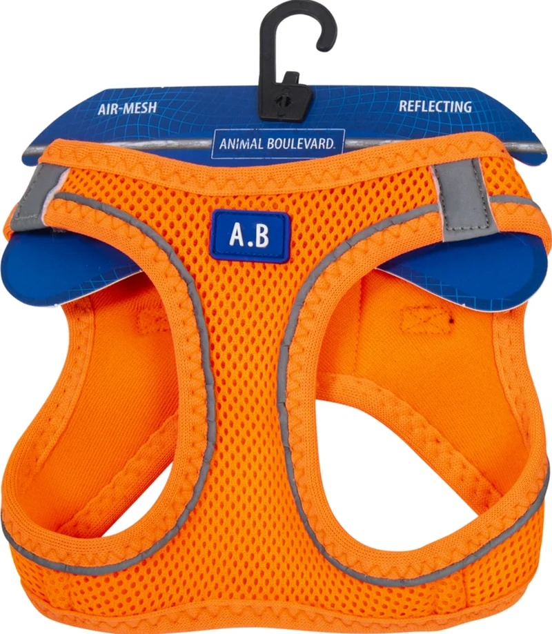 Animal Boulevard Air-Mesh Harnais Confort Orange 4 kg