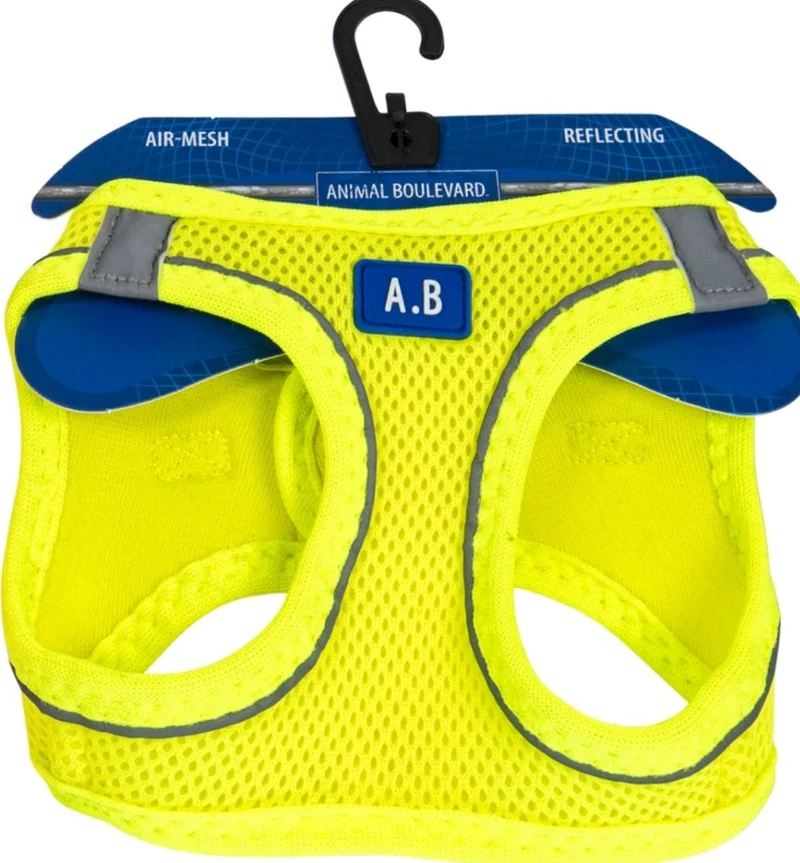 Animal Boulevard Air-Mesh Comfort Harnais Jaune 13kg