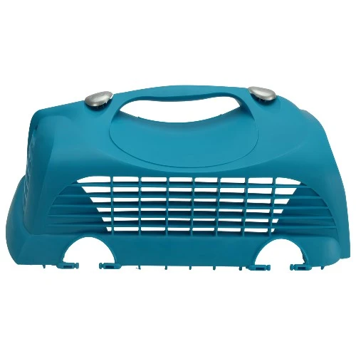 Porte supérieure gauche avec deux attaches pour cage de transport Cabrio Catit, turquoise