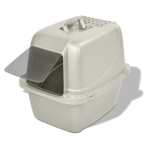 Van Ness Bac à litière recouvert pour chats - Grand (couleurs assorties)