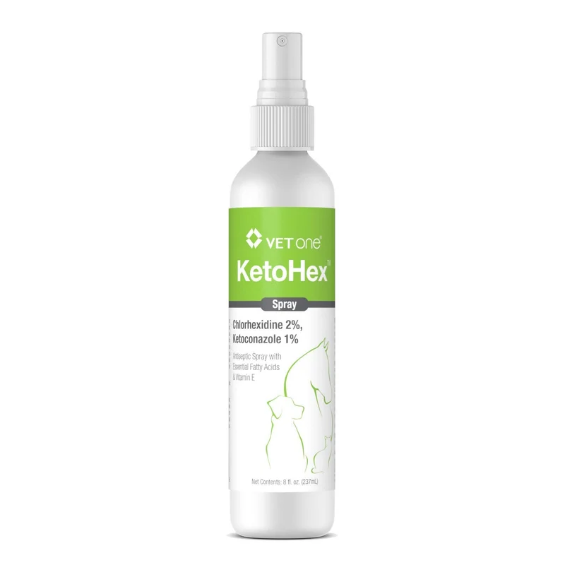 Spray Ketohex Vet One, 8 oz (environ 236 ml)