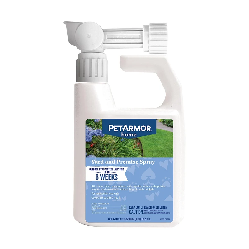 PetArmor Home Yard Spray pour chiens — Élimine puces, tiques et moustiques (32 oz)