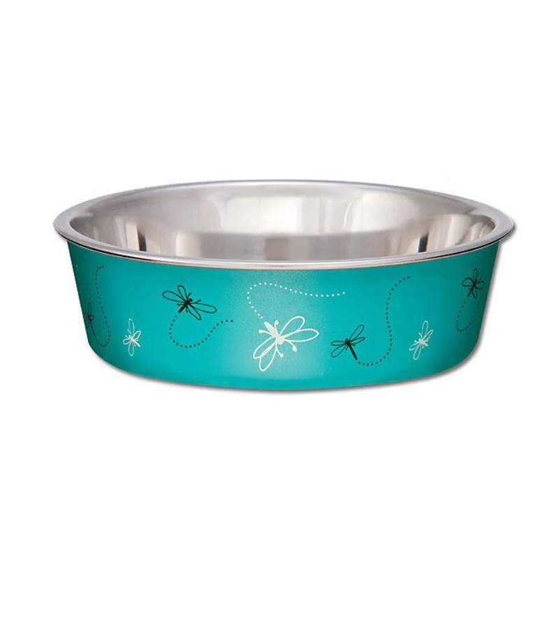 Loving Pets Bella, Bol Libellule Turquoise