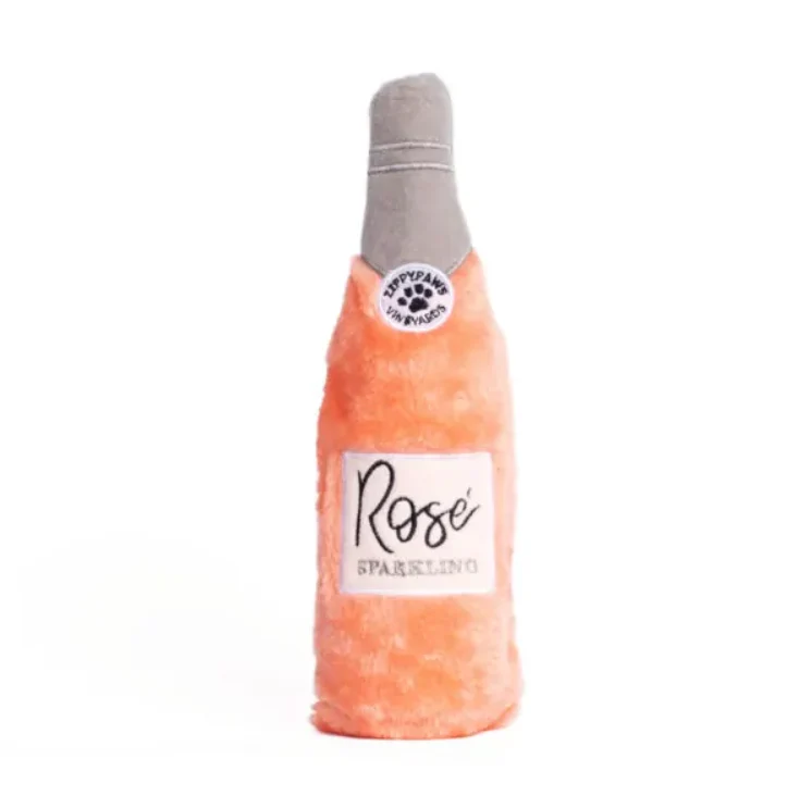 Jouet pour chien peluche Zippy Paws - Bouteille de rosé