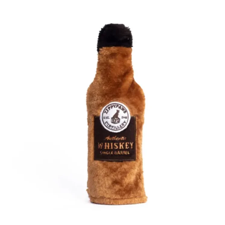 Jouet pour chien peluche Zippy Paws - Bouteille de Whiskey