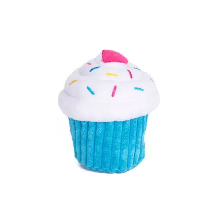 Jouet pour chien peluche Zippy Paws - Cupcake bleu