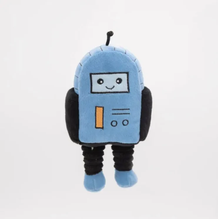 Jouet pour chien peluche Zippy Paws, Rosco le robot