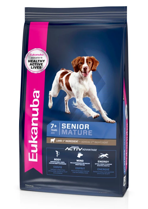 Nourriture Eukanuba senior à l'agneau 30lb