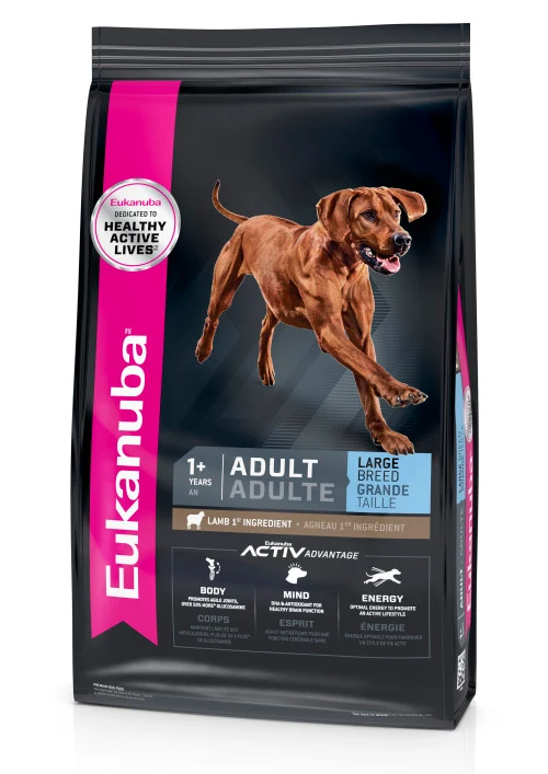 Nourriture Eukanuba adulte grande race à l'agneau 30lb