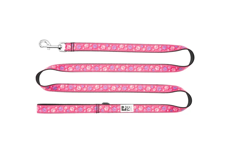 Laisse RC Pet - Traces de pas roses