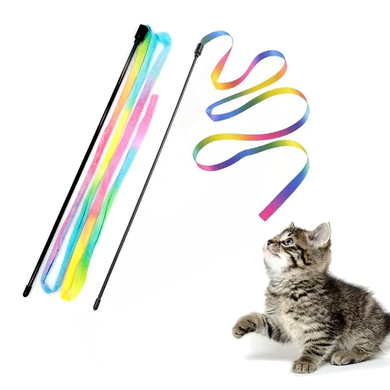 LASOCUHOO Jouets Baguette Interactifs pour Chats — Pack de 2
