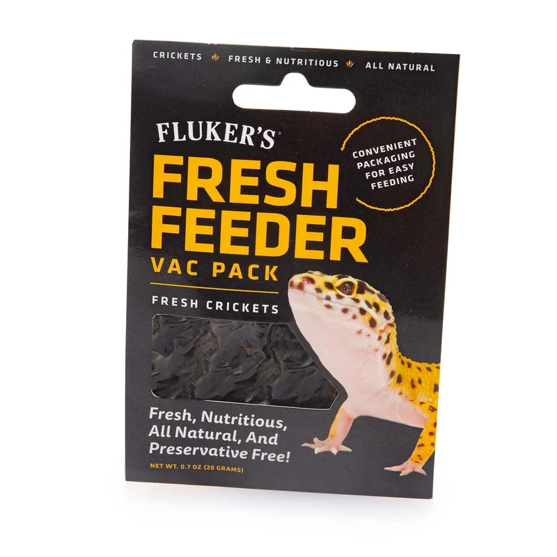 Fluker's Fresh Feeder Grillons Frais Emballage Sous Vide – Sans Conservateurs, 0,7 oz