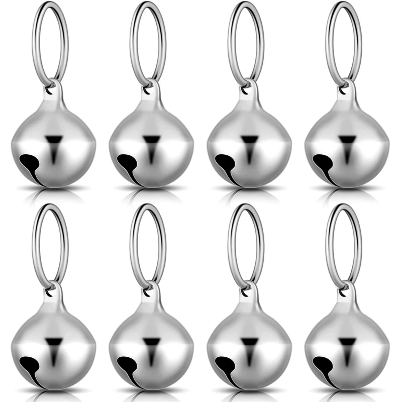 Hotop 8 Cloches pour Collier – Accessoire Petits Chiens et Chats, Décoration et Anti-Perte
