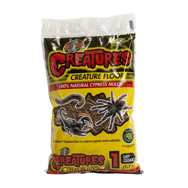 Zoo Med Creatures Sol Créatures Forêt – Substrat Naturel en Cyprès, 1 Quart