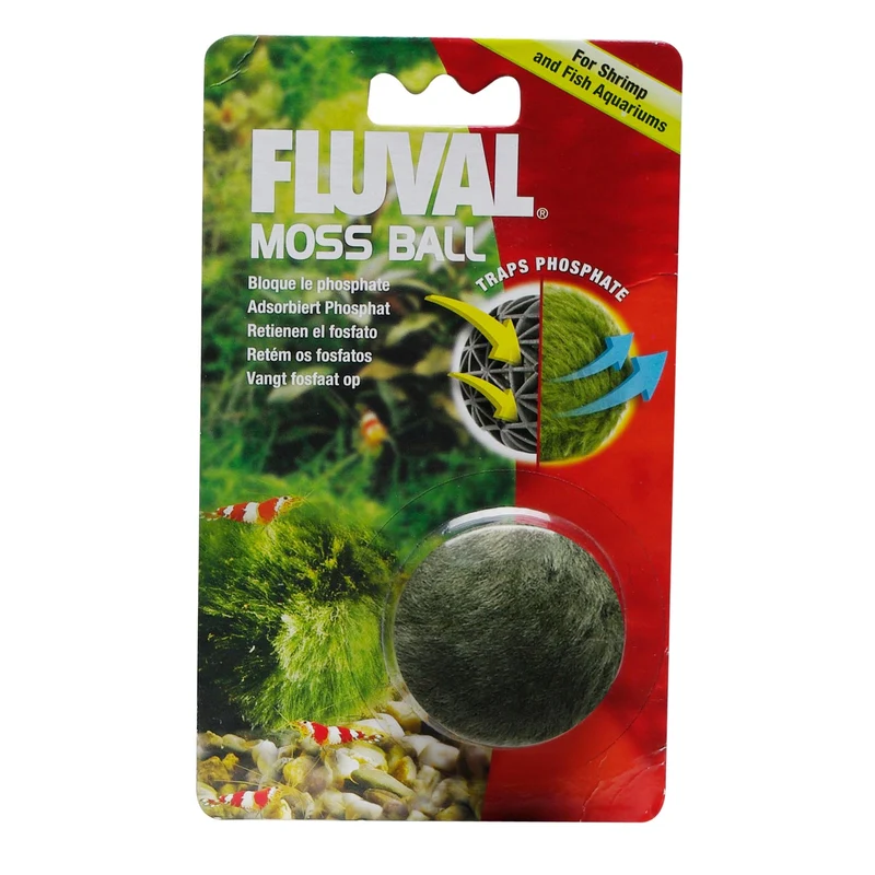 Fluval Boule de Mousse Artificielle – Purification et Décor pour Aquariums 10 à 20 gallons