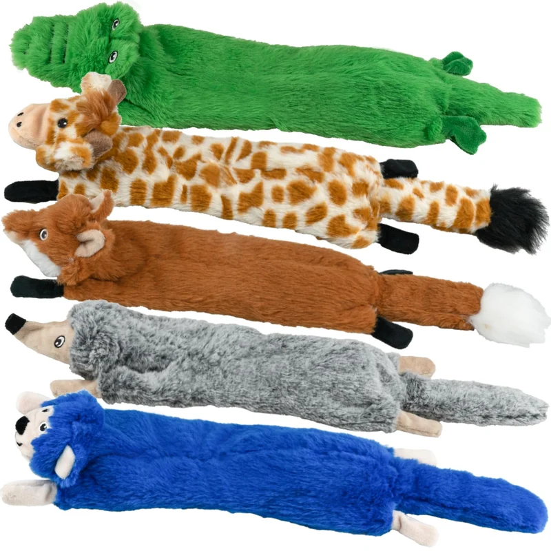 SHARLOVY – Jouets pour chien sans garniture, 5 pièces, sifflement et bruit de papier froissé