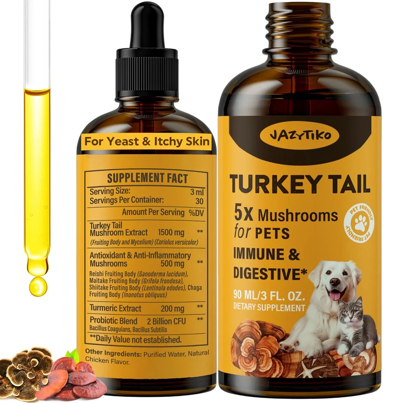 Jazytiko Tramète pour Chiens (90 ml) – Immunité & Digestion