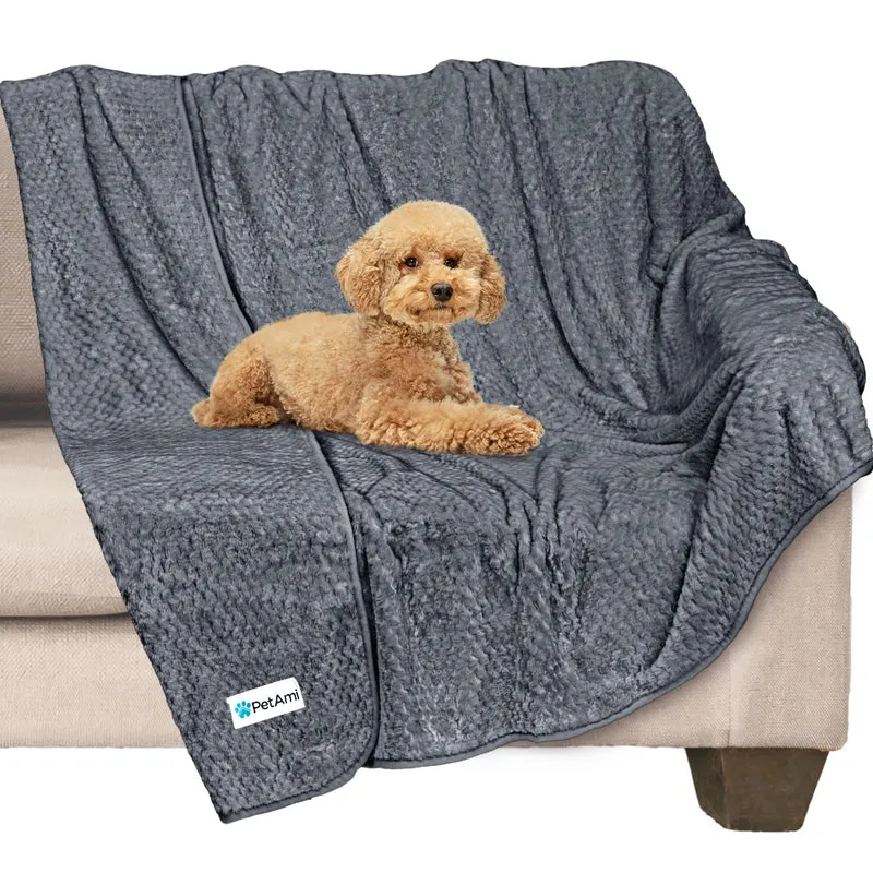 PetAmi Couverture Imperméable pour Chien 40x60 – Protège Canapé, Réversible et Lavable