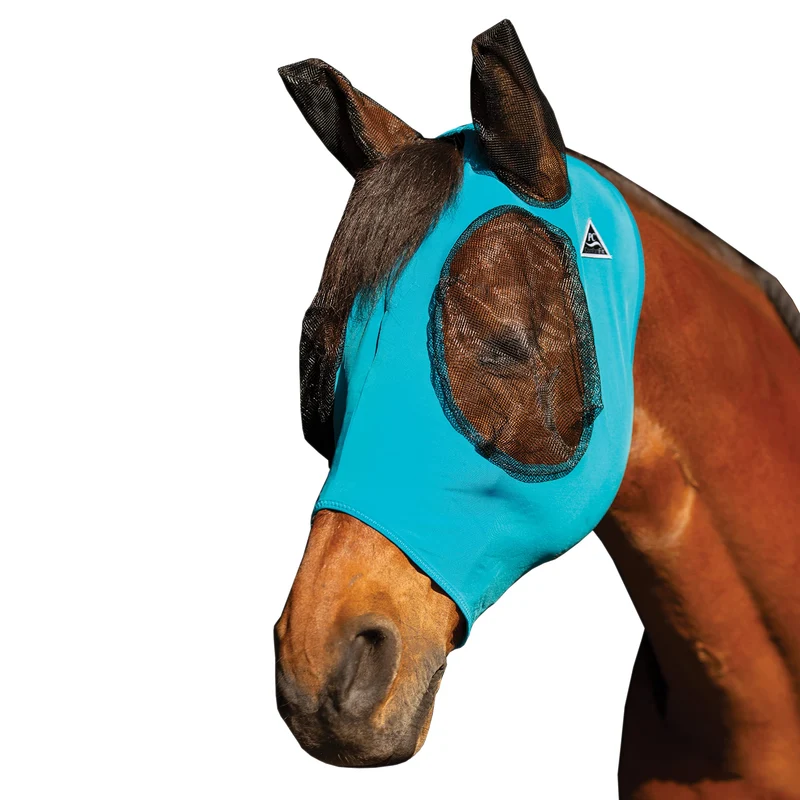 Professional's Choice Comfort Fit Fly Mask | Pacific Blue – Masque anti-mouches pour cheval
