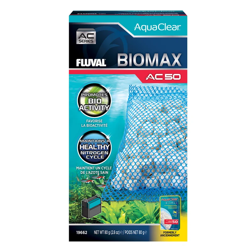 BIOMAX for Aquaclear AC50 Power Filter, 2.8 oz / 80 g