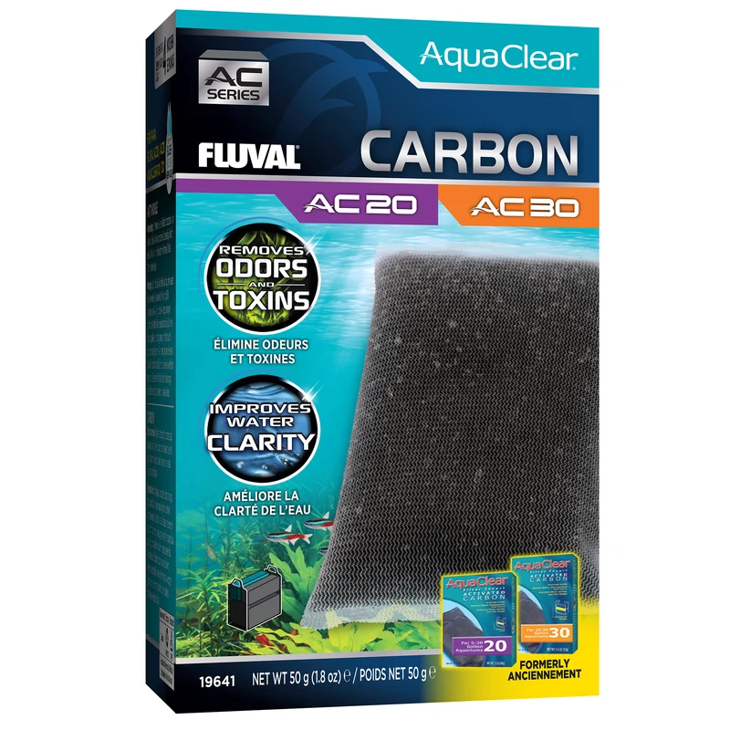 Carbon for AquaClear AC20/AC30 Power Filter, 1.8 oz / 50 g