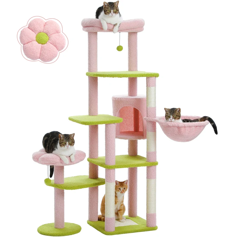 Arbre à chat fleur 150cms - Le Château félin