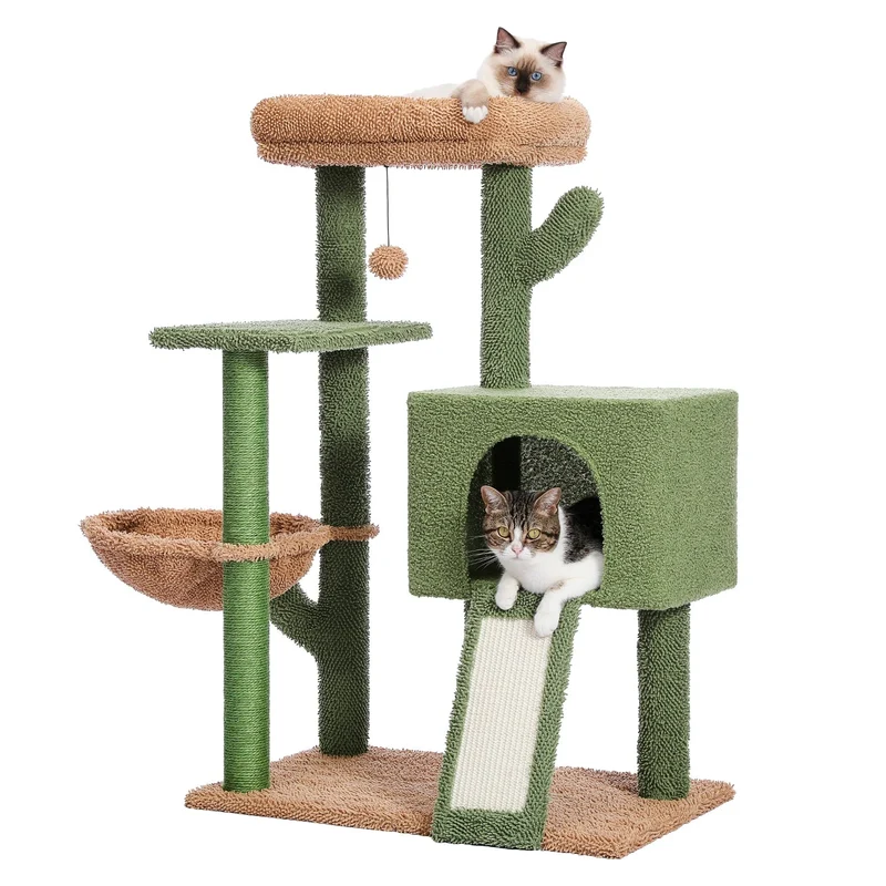 Arbre à chat Cactus avec griffoir