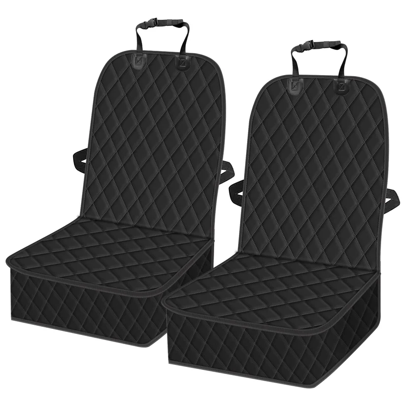 Femuar – Housses de siège avant pour chiens (2 pièces) | Protège-siège auto imperméable, anti-glisse et anti-rayures pour voitures, camions et SUV