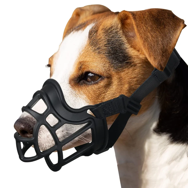 BARKLESS Muselière Panier pour Chien – Anti Morsures, Légère et Confortable, Tailles Petit à Grand