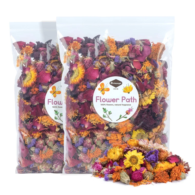 Niteangel Litière Naturelle et Douce pour Hamster – Décor Floral Petit Animal
