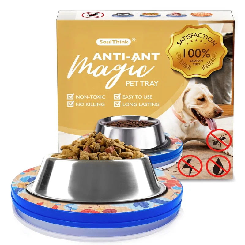 SoulThink Ant Proof Tray pour Chats et Chiens – Collaboration SoulThink x Simone Miller