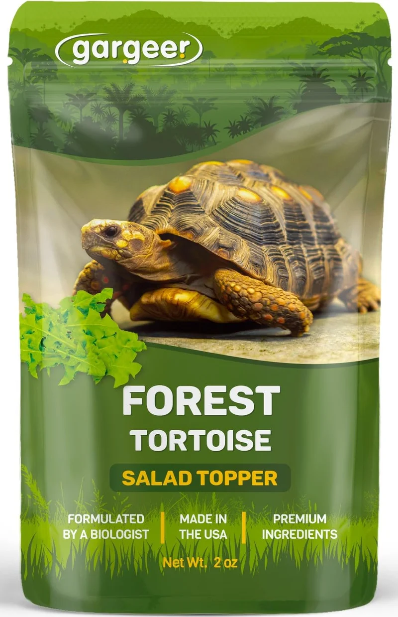 Gargeer Topper Tortue Forestière 2 onces – Alimentation Complémentaire pour Salade et Fruits