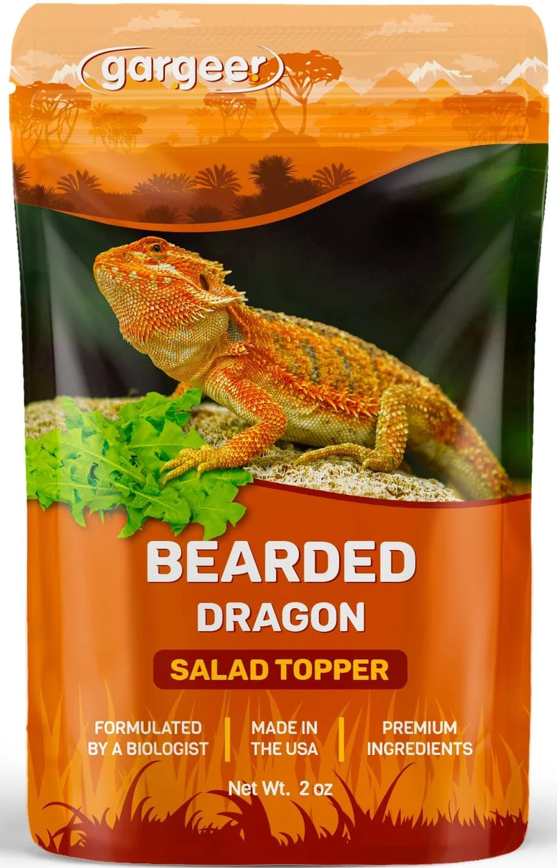 Gargeer Topper Salade Dragon Barbu – 2 oz, Supplément Nutritionnel, Appétit & Santé, Fabriqué aux États-Unis
