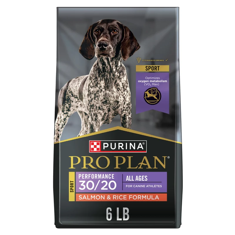 Purina Pro Plan Sport 30/20 Saumon et Riz – Nourriture sèche pour chien actif (sac 2,7 kg)