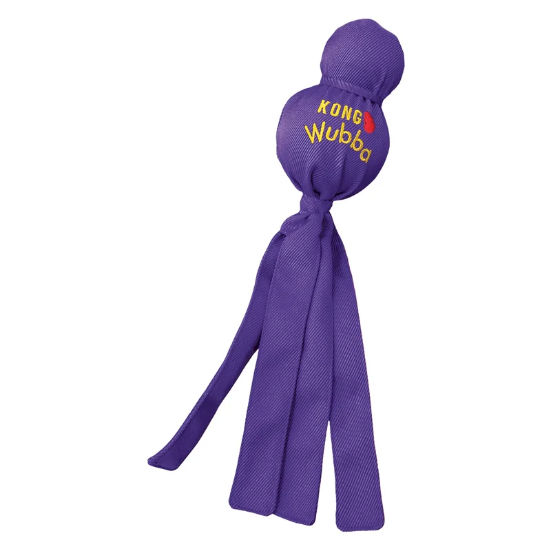 KONG Wubba – Jouet de traction et de lancer pour chiens XL | Couleur aléatoire