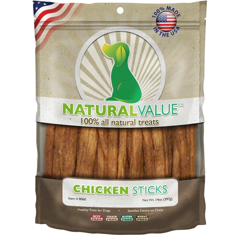 Loving Pets Natural Value Soft Chew – Friandises au Poulet pour Chiens, 14 oz