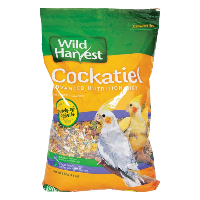 Wild Harvest Nutrition Avancée pour cacatoès – 8 livres – Mélange graines et légumes