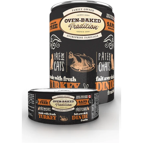 Oven Baked Tradition - Turkey Pâté - Canned food for Cats
