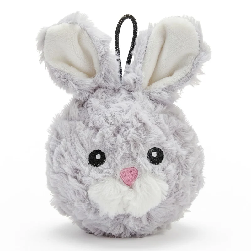Pet Lou Lapin Peluche Sifflet, 4 Pouces — Sans Garnissage et Flottant