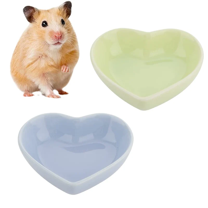 VTurboWay : 2 Bols en Céramique pour Hamster – Anti-Renversement (Vert et Violet)
