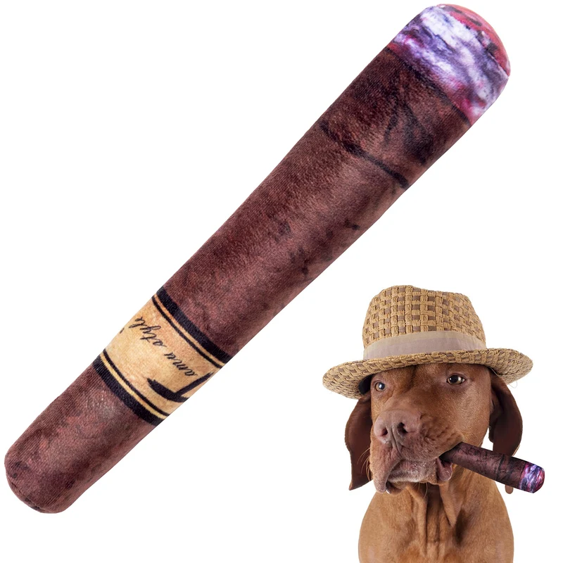 Tamu style : Jouet chien interactif avec sifflet et peluche en coton doux