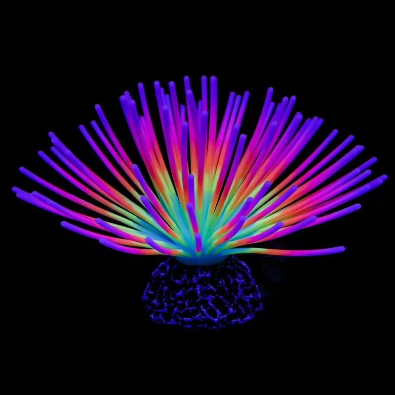 Uniclife Oursin Arc-en-Ciel pour Aquarium – Boule Silicone Lumineuse