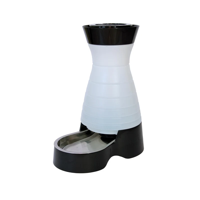 PetSafe Station d'Eau Saine pour Animaux — Fontaine à Gravité 128 oz avec Bol Inox Amovible