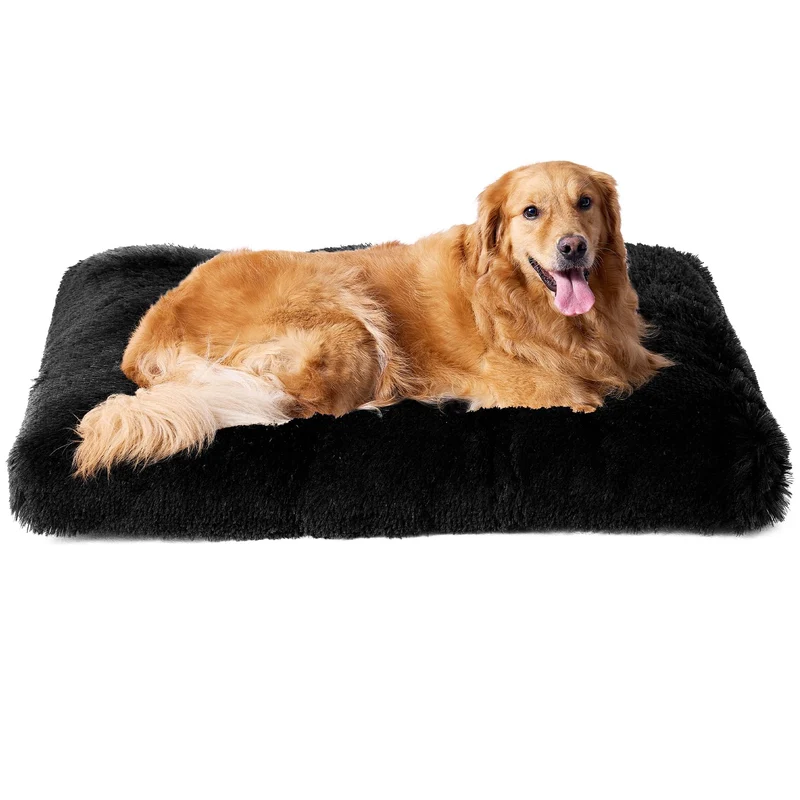 EHEYCIGA Lit Chien Extragrande – Peluche Douce, Fausse Fourrure Lavable et Antidérapant