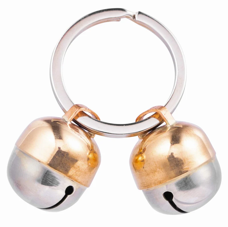 Beau's Bells 2 Cloches Extra Fortes pour Chats et Chiens | Suivi Animalier | Cuivre Artisanat Luxe (Grand)