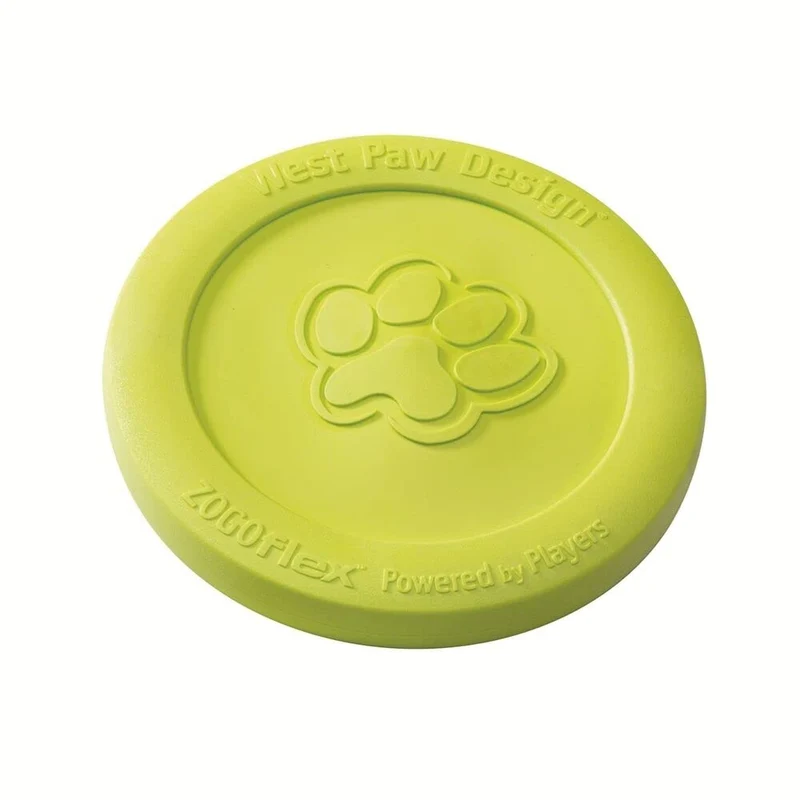 WEST PAW Zogoflex Zisc – Disque volant durable pour chiens (vert pomme)
